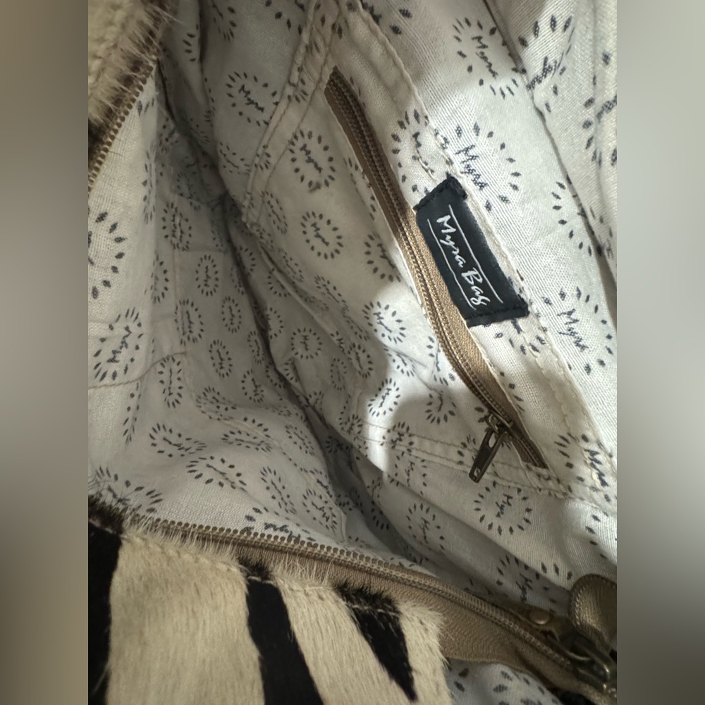 Myra Zebra Print Crossbody Bag - Picture 4 of 8